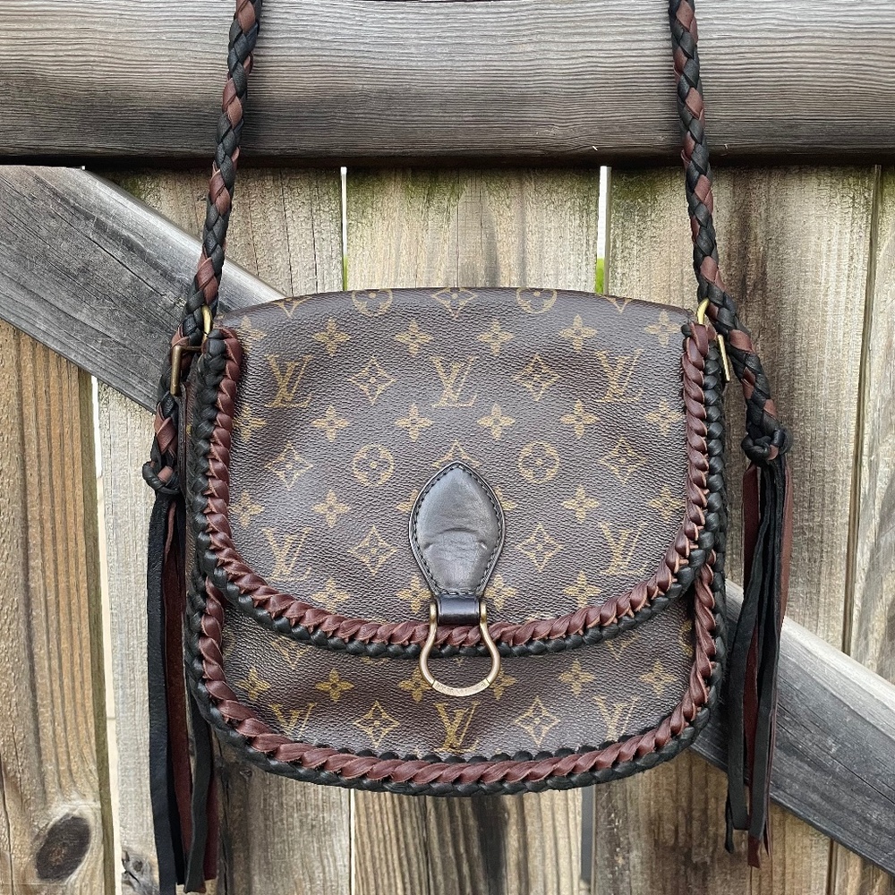 Louis Vuitton Saint Cloud GM Two Tone Revamp with Braid